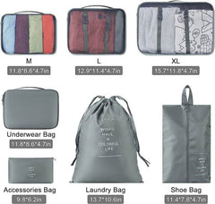 8 SET TRAVEL ORGANIZER